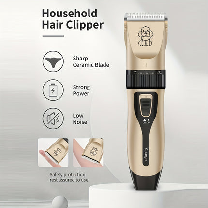 Whisper-Quiet Pet Grooming Clipper - Monti Bargains