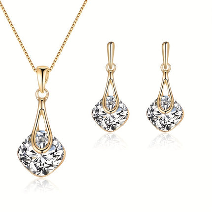 Minimalist Square Jewelry Set