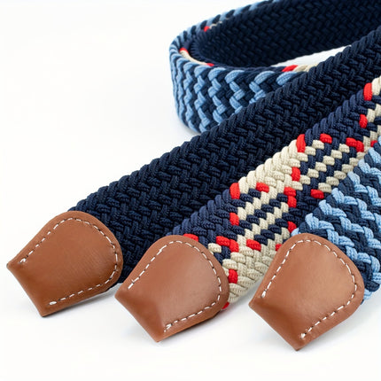 Unisex Elastic Canvas Golf Belt