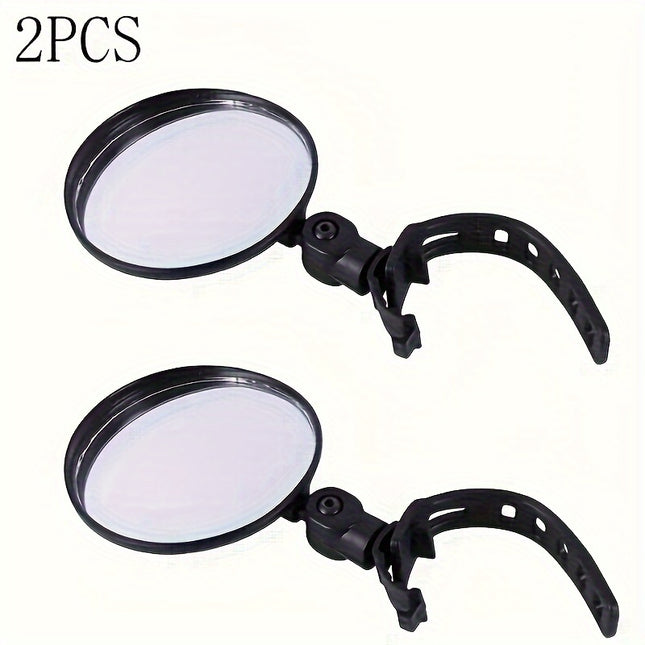 Adjustable Rotatable Bike Rearview Mirrors – Enhanced Safety