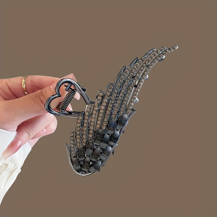 Elegant Angel Wing Hair Claw Clip