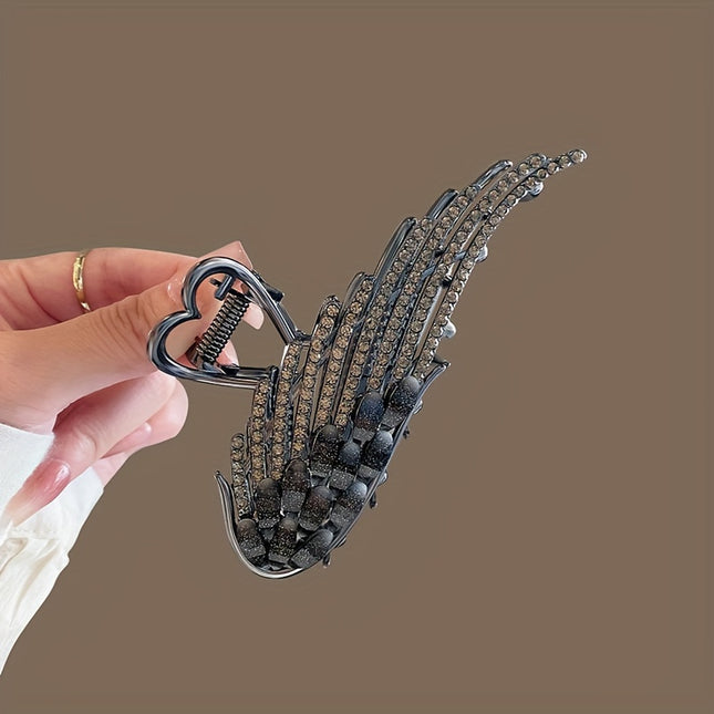 Elegant Angel Wing Hair Claw Clip