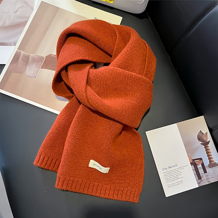 Luxurious 100% Pure Wool Knit Scarf