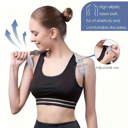 Smart Posture Corrector with Vibration Reminder - Adjustable Support