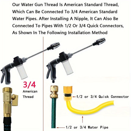 High-Pressure Car Wash Gun - Monti Bargains