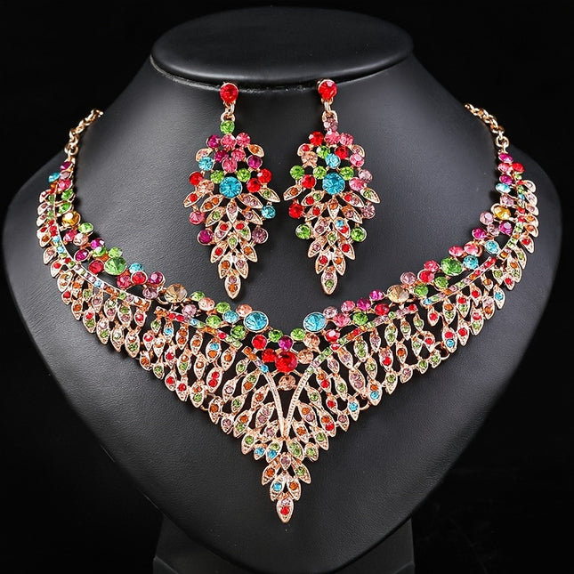 Vintage Rhinestone Jewelry Set