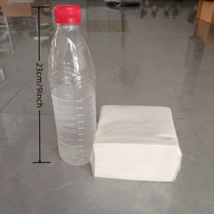 Value Pack 100pcs, White Square Napkins