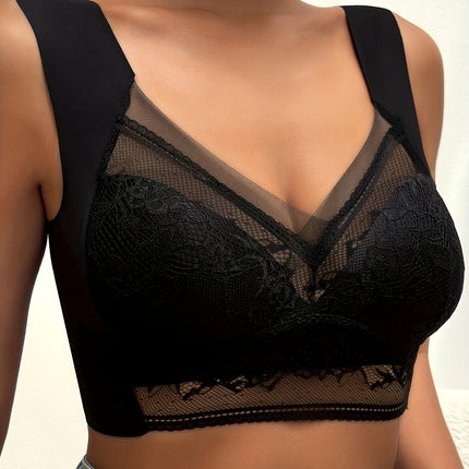 Seamless Lace Push-Up Bralette