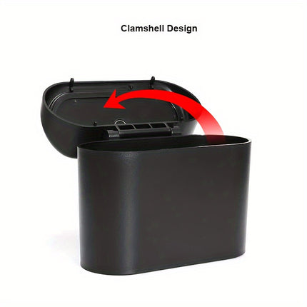 Leak-Proof Car Trash Can with Lid – Durable & Convenient
