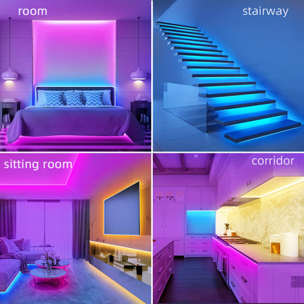 Music-Synced LED Strip Lights - Ultimate Color Experience