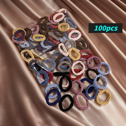 50pcs High-Elastic Sports Hair Ties