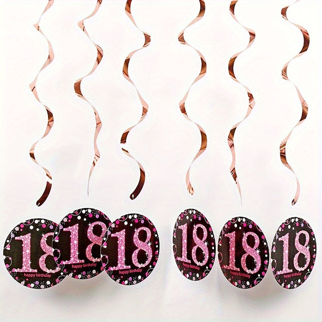 18th Birthday Swirls – Glam Up the Ceiling!
