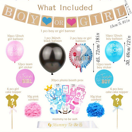 Gender Reveal Party Supplies