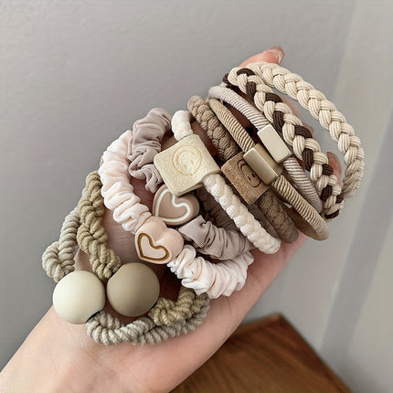 Heart & Smile Elastic Hair Ties