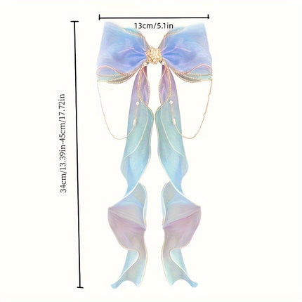 Fantasy Mermaid Princess Hair Ribbon Clip