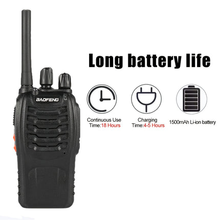2pcs Handheld Two-Way Radios