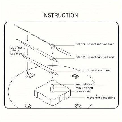 Nordic Style DIY Silent Wall Clock – Creative Home Décor - Monti Bargains