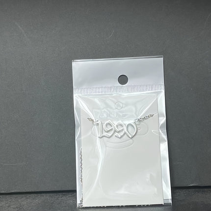 Custom Birth Year Stainless Steel Necklace