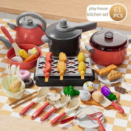 Compact Pretend Play Kitchen Set – Fun for Kids