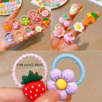 40-60pcs Cartoon Girl Headband Set