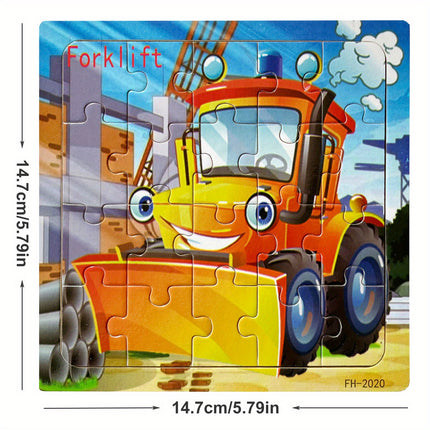 20-Piece Wooden Jigsaw Puzzles – Fun Learning for Kids! - Monti Bargains
