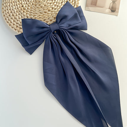 Elegant Retro Ribbon Bow Barrettes