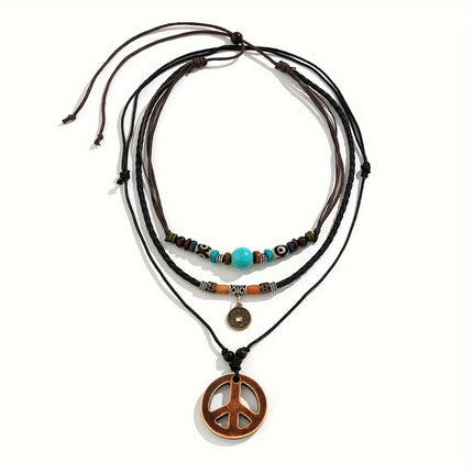 Retro Tribal Multilayer Necklace