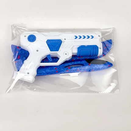 White Foam Airplane Launcher – Outdoor Fun for Boys
