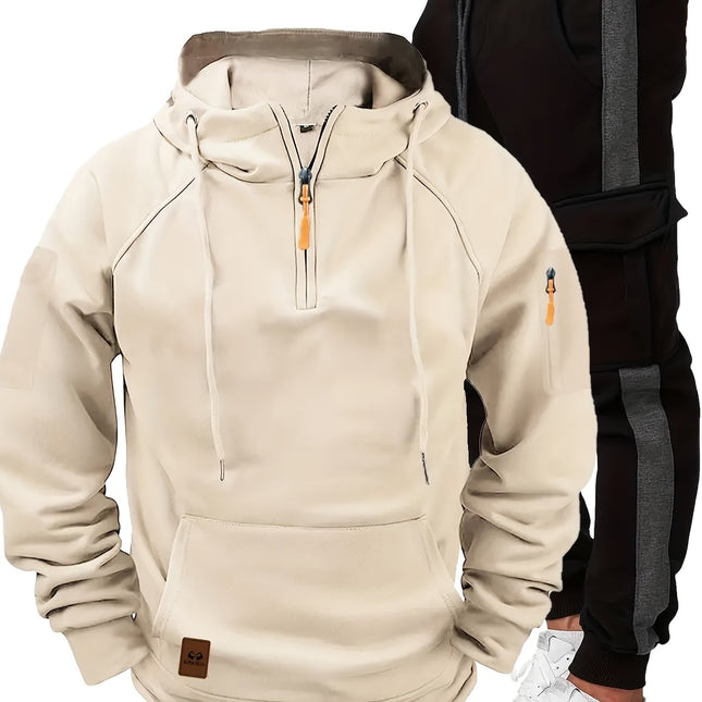 2pcs Men's Fall/Winter Sportswear Set