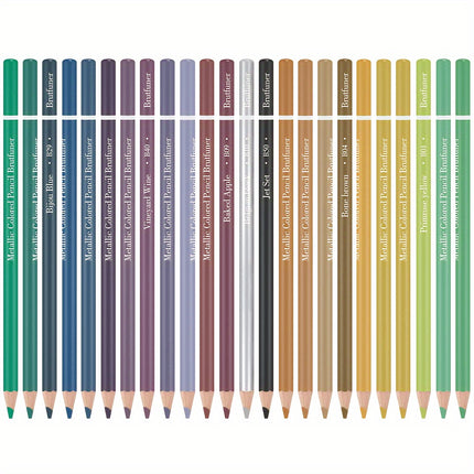Kalour Metallic Colored Pencils Set