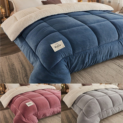 All-Season Quilted Comforter Insert - Soft & Breathable Down Alternative