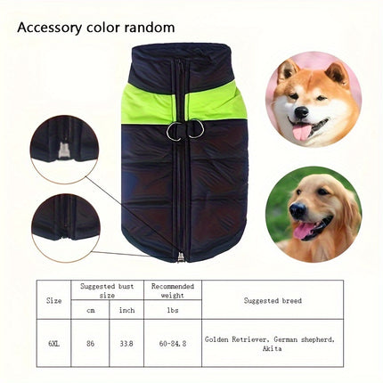Waterproof Winter Pet Coat for All Breeds - Monti Bargains