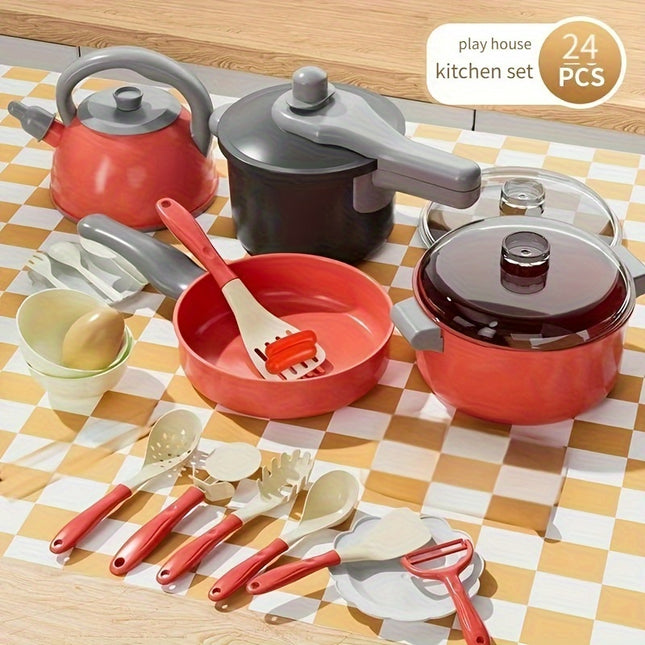 Compact Pretend Play Kitchen Set – Fun for Kids