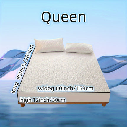 3pcs Waterproof Solid Fitted Sheet Set - 360° Coverage