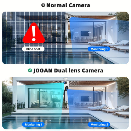4K Dual Lens Outdoor Camera – Smart, Secure, Seamless