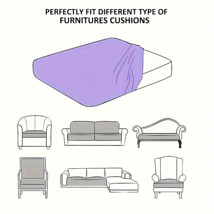 Modern Polar Fleece Sofa Slipcover - Elastic-Fit, Pet-Friendly Protector