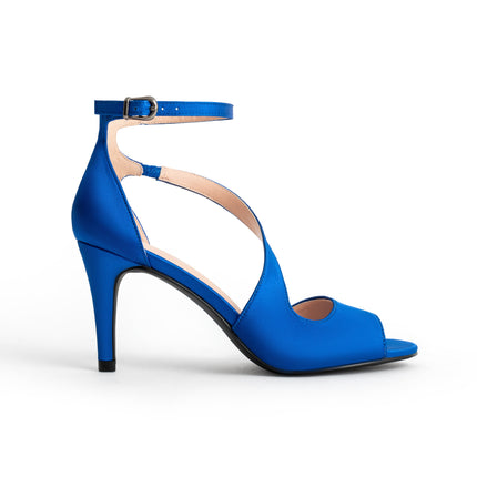 Elegant Peep Toe Stiletto Sandals