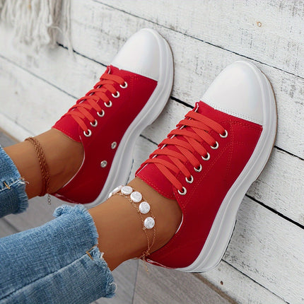 Women's Chunky Canvas Sneakers