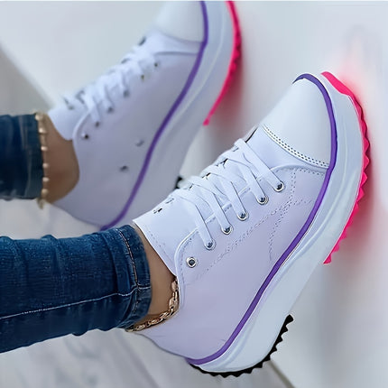 Women's Chunky Canvas Sneakers