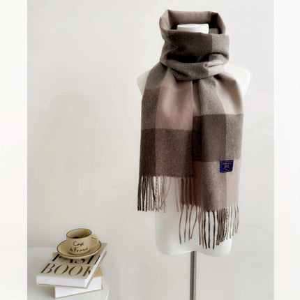 Elegant British Plaid Fall/Winter Scarf