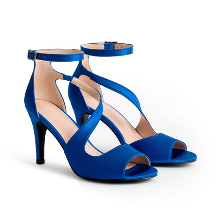 Elegant Peep Toe Stiletto Sandals