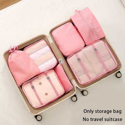 7pcs Travel Packing Organizer Set
