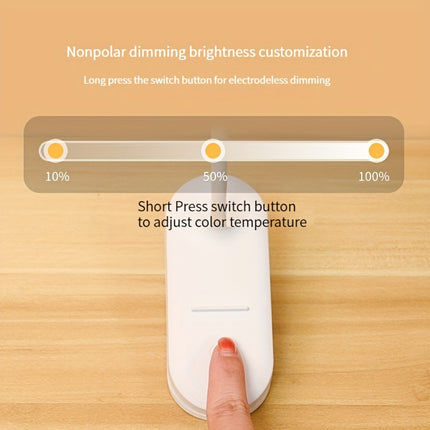 Rechargeable LED Gooseneck Desk Lamp with Touch Control