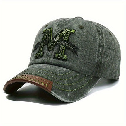 Retro Washed Denim Duckbill Cap