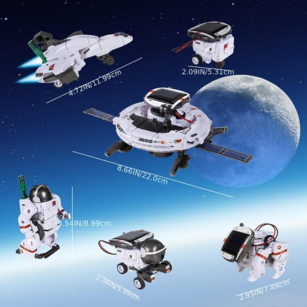 6-in-1 STEM Solar Robot Kit - Monti Bargains