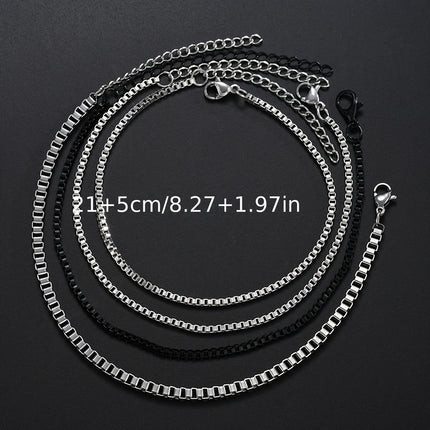 Men's Stainless Steel Bracelet Set - Monti Bargains