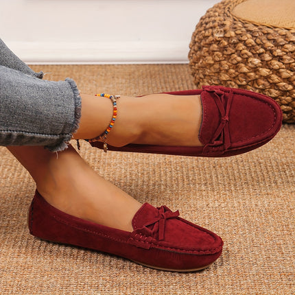 Women's Retro Bow Loafers