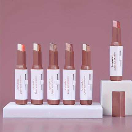 6-Pack Dual-Color Eyeshadow Sticks