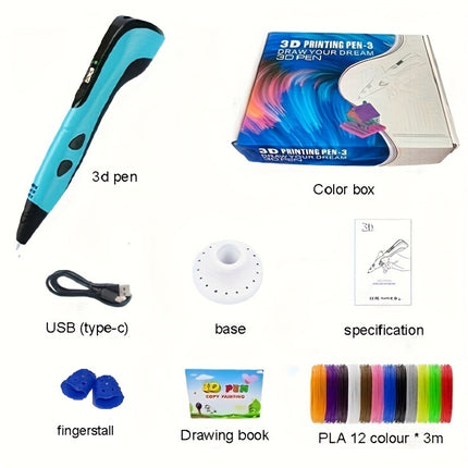 Deluxe 3D Printing Pen Set for Kids