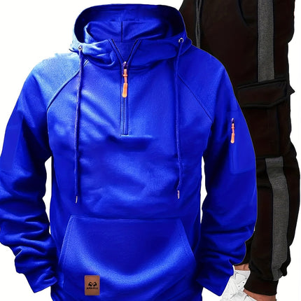 2pcs Men's Fall/Winter Sportswear Set